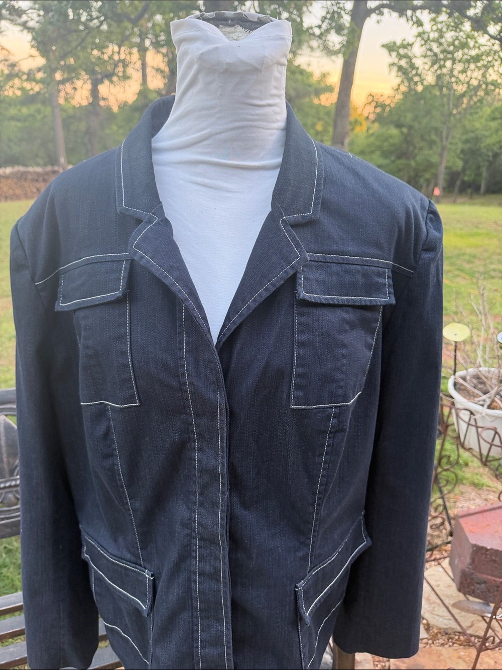 NY&C Denim Jacket …. 291 Hanger - Picture 10 of 14